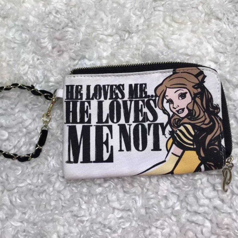 Walt Disney WORLD Belle wristlet He Loves Me